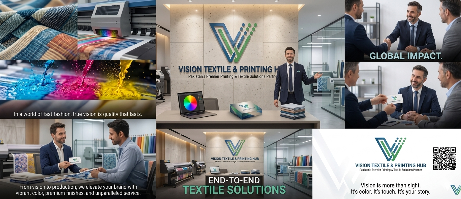 Vision Textile and Printing Hub — Pakistan's Premier Printing & Textile Solutions Partner